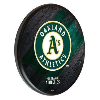 Black Oakland Athletics 13" Team Wood Sign