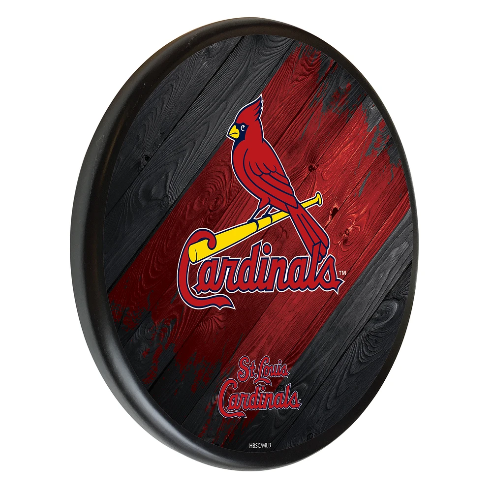 Black St. Louis Cardinals 13" Team Wood Sign