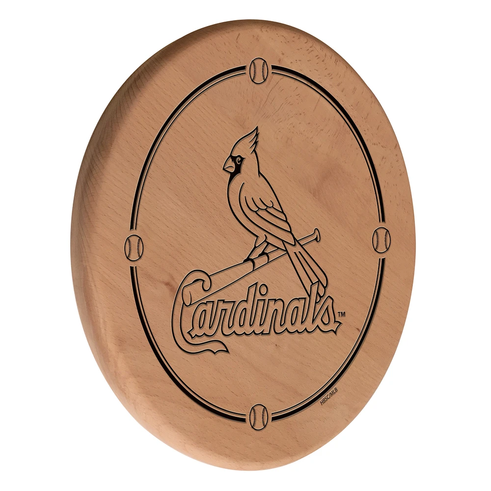 Natural St. Louis Cardinals 13" Laser Engraved Solid Wood Sign