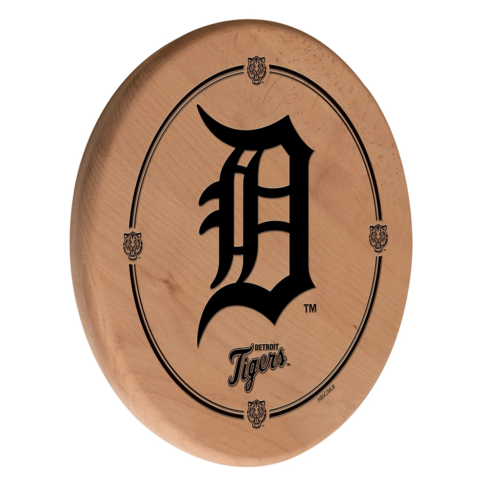 Natural Detroit Tigers 13" Laser Engraved Solid Wood Sign