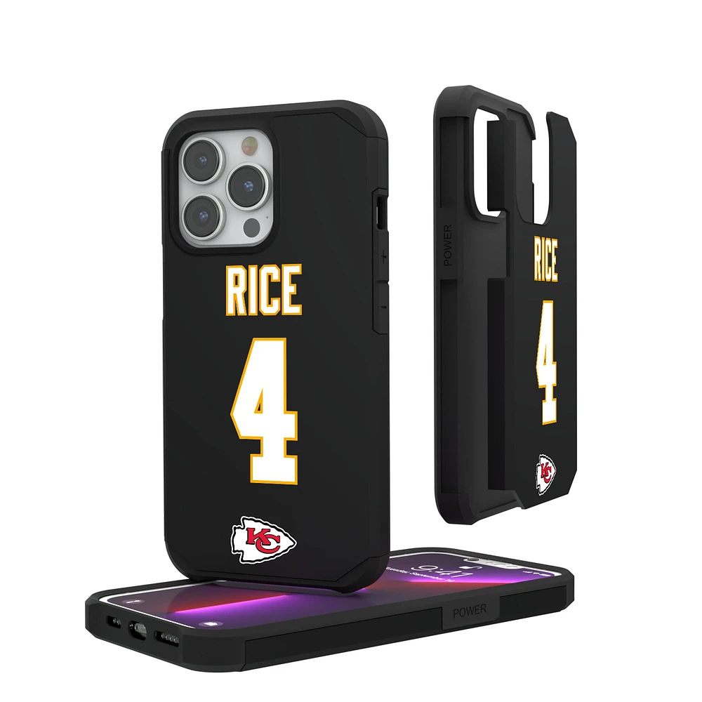 Keyscaper Rashee Rice Kansas City Chiefs iPhone Rugged Case