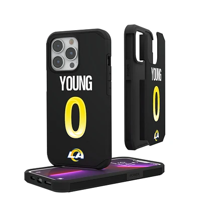 Keyscaper Byron Young Los Angeles Rams iPhone Rugged Case