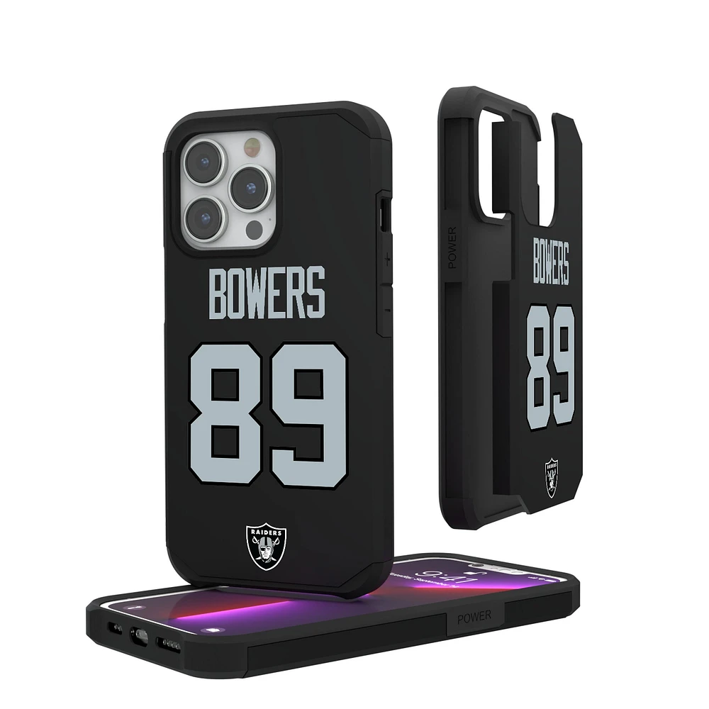 Keyscaper Brock Bowers Las Vegas Raiders iPhone Rugged Case