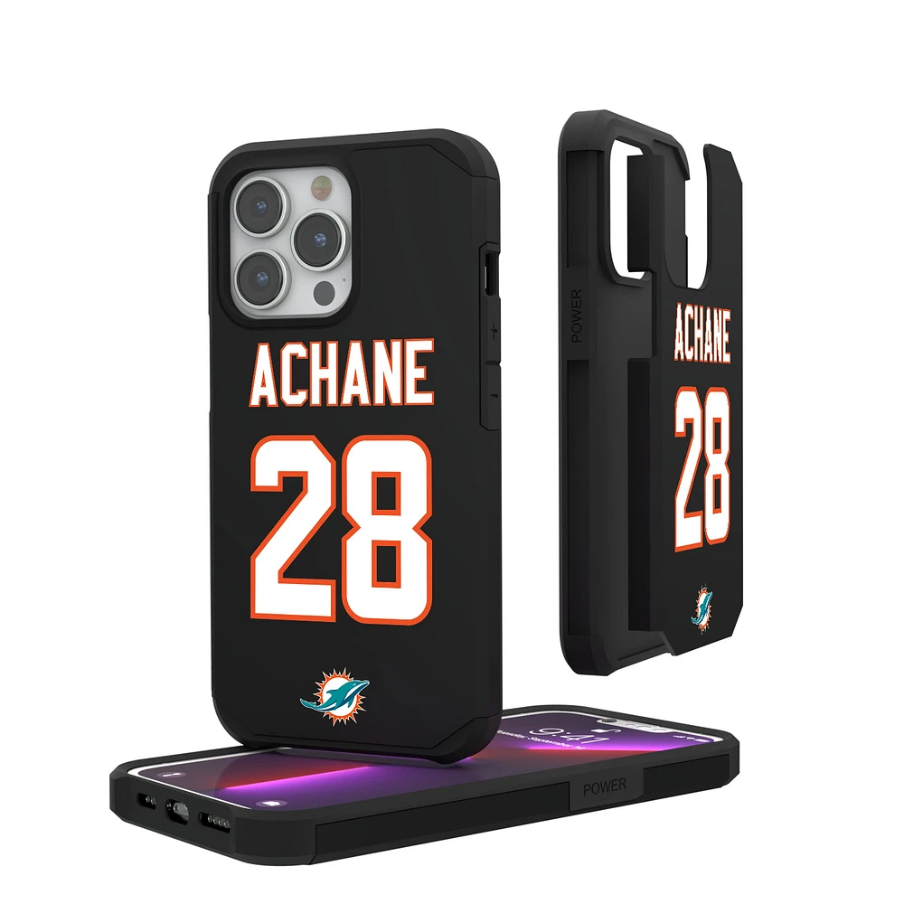 Keyscaper De’Von Achane Miami Dolphins iPhone Rugged Case