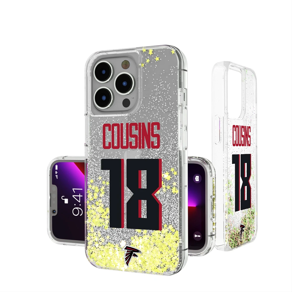 Keyscaper Kirk Cousins Atlanta Falcons iPhone Glitter Phone Case