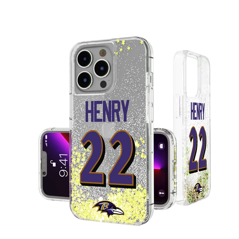 Keyscaper Derrick Henry Baltimore Ravens iPhone Glitter Phone Case