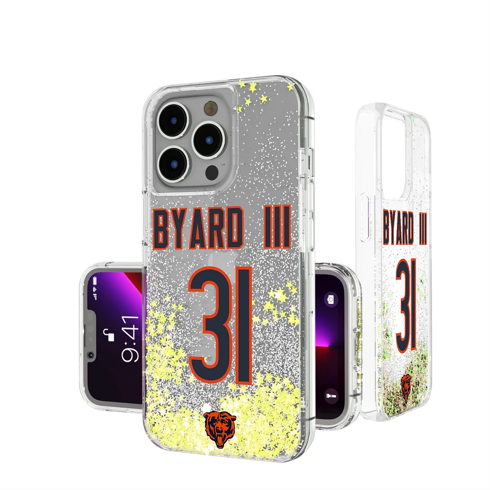 Keyscaper Kevin Byard III Chicago Bears iPhone Glitter Phone Case