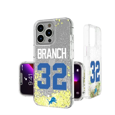 Keyscaper Brian Branch Detroit Lions iPhone Glitter Phone Case