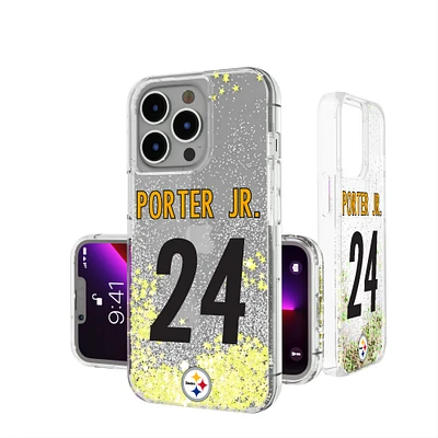Keyscaper Joey Porter Jr. Pittsburgh Steelers iPhone Glitter Phone Case