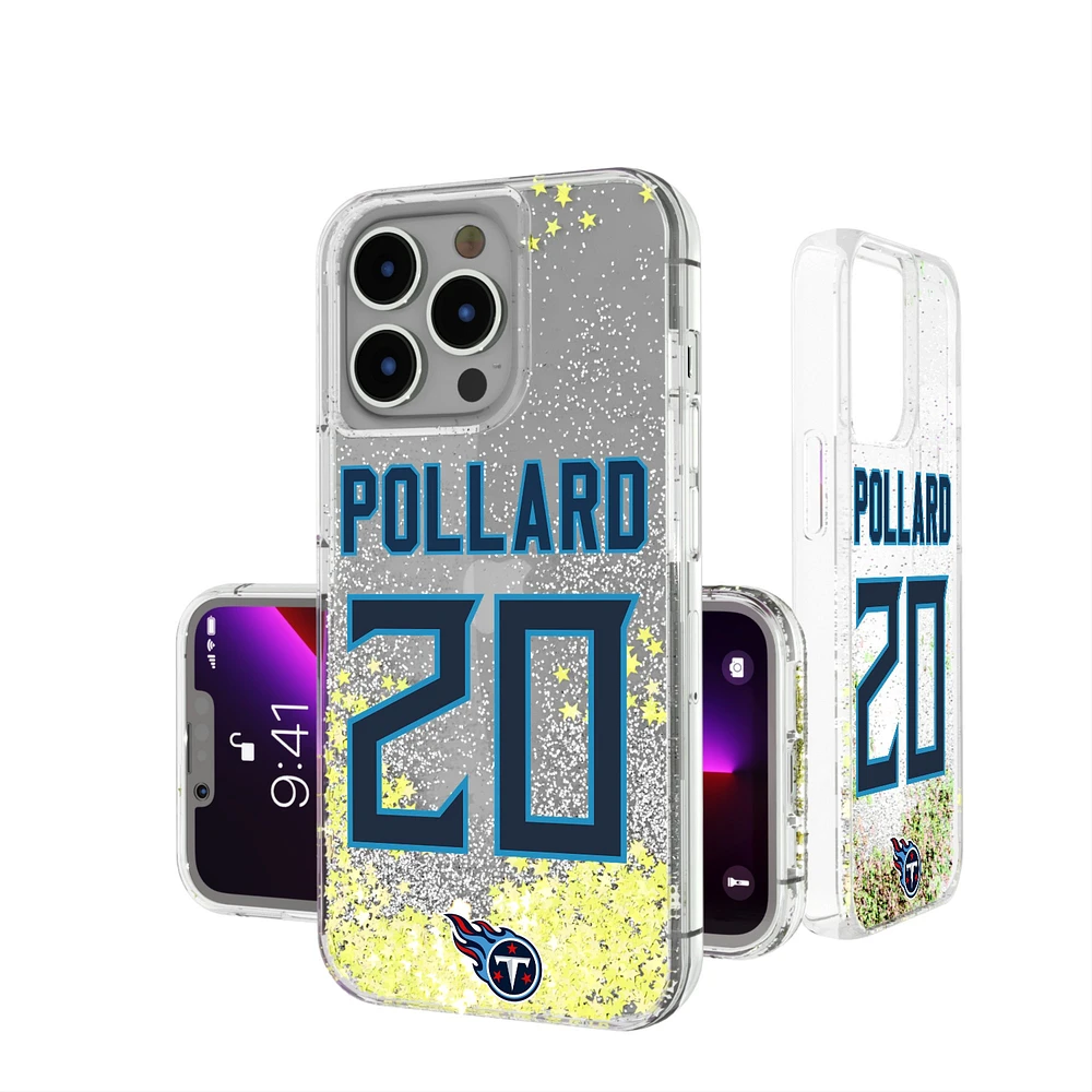 Keyscaper Tony Pollard Tennessee Titans iPhone Glitter Phone Case