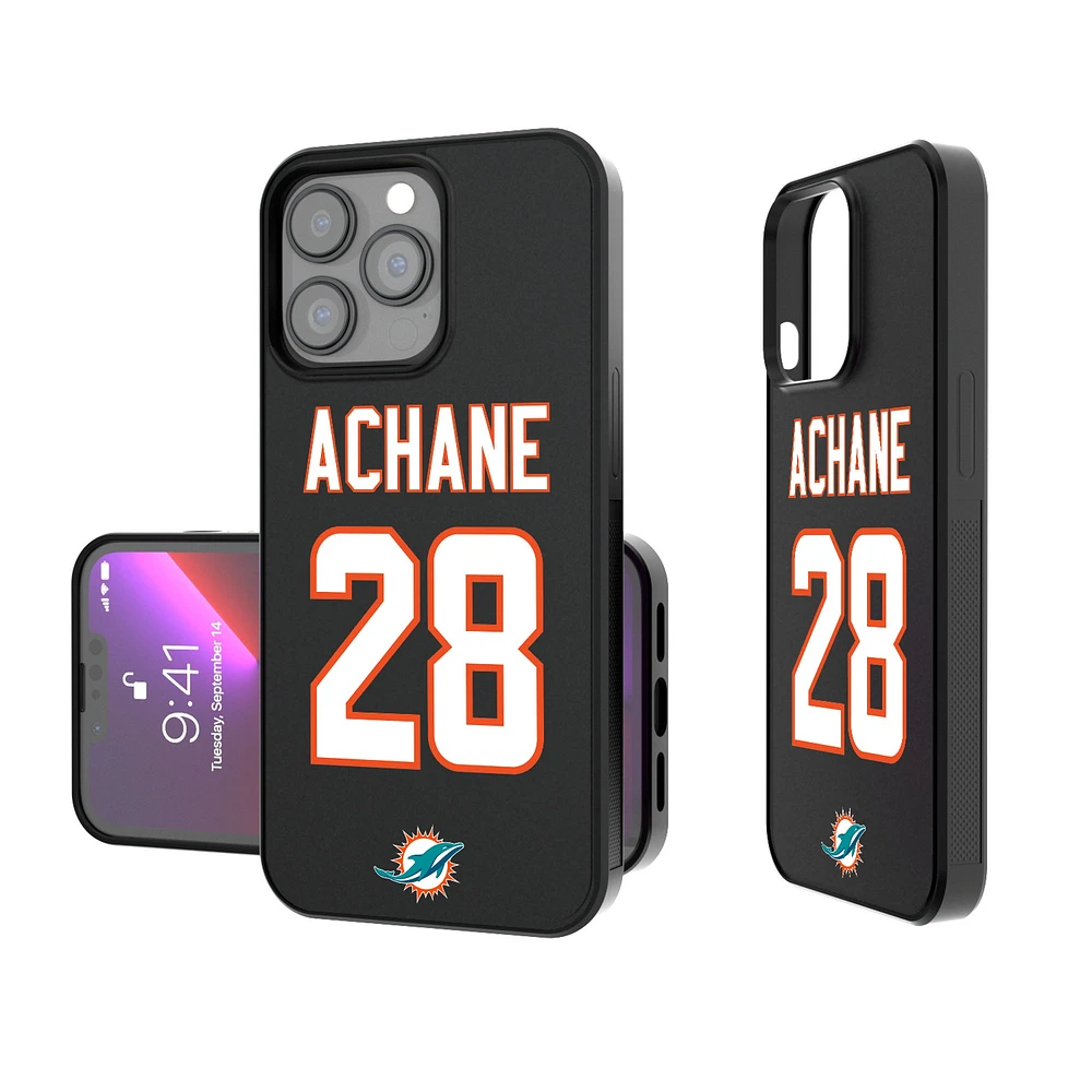 Keyscaper De’Von Achane Miami Dolphins iPhone Bump Case