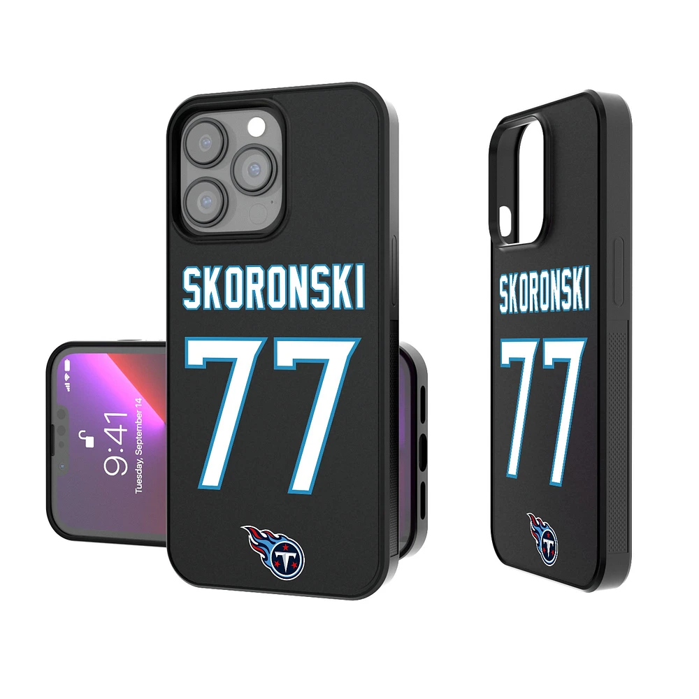 Keyscaper Peter Skoronski Tennessee Titans iPhone Bump Case