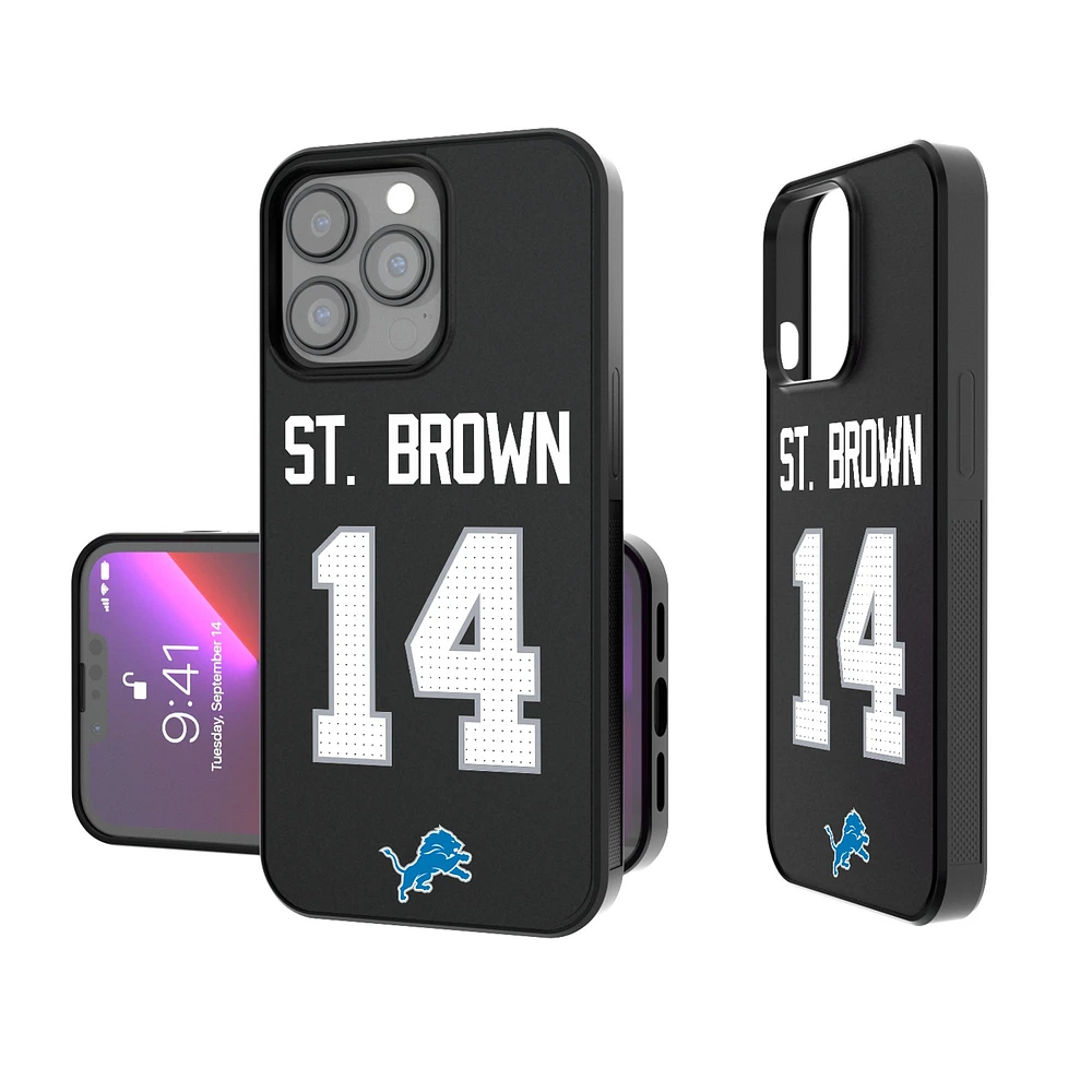 Keyscaper Amon-Ra St. Brown Detroit Lions iPhone Bump Case