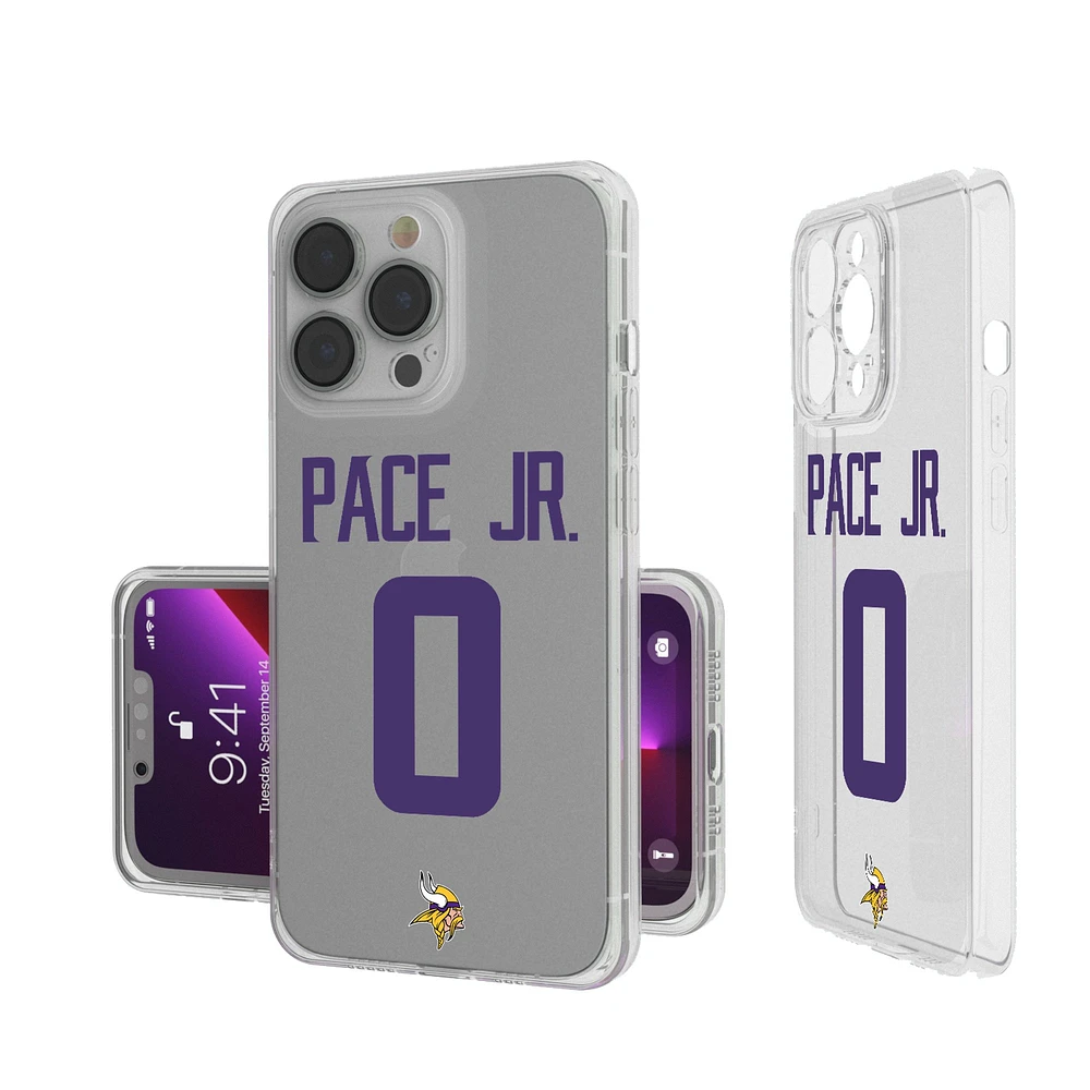 Keyscaper Ivan Pace Jr Minnesota Vikings iPhone Clear Case