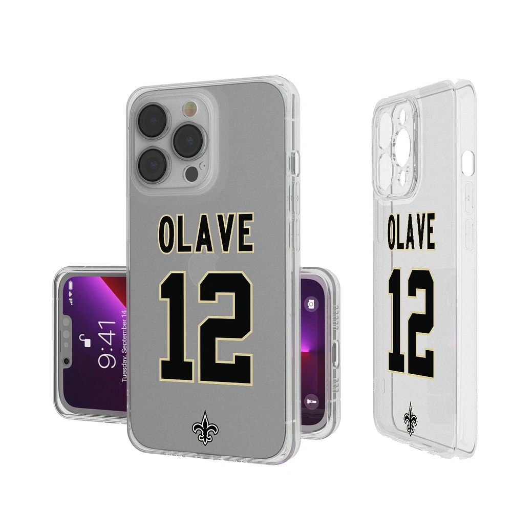 Keyscaper Chris Olave New Orleans Saints iPhone Clear Case