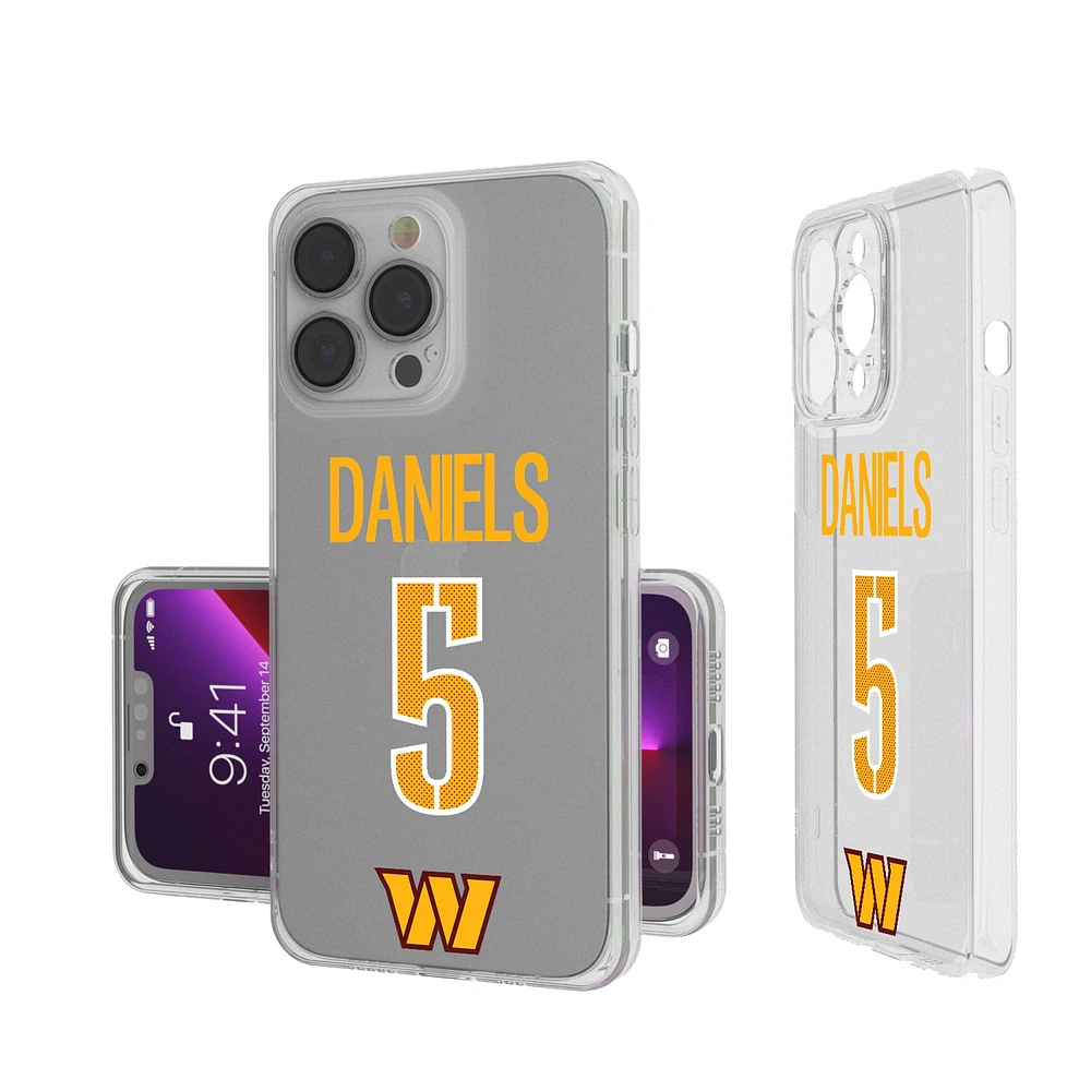 Keyscaper Jayden Daniels Washington Commanders iPhone Clear Case