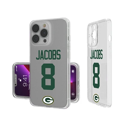 Keyscaper Josh Jacobs Green Bay Packers iPhone Clear Case