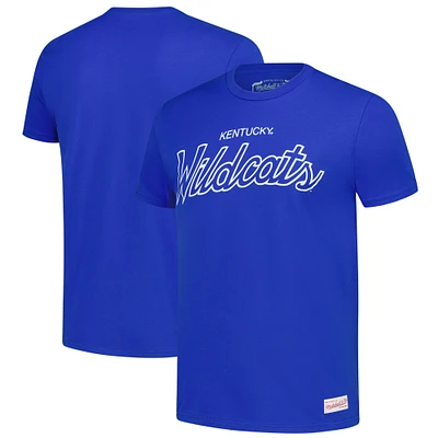 Men's Mitchell & Ness Royal Kentucky Wildcats Elite Script T-Shirt