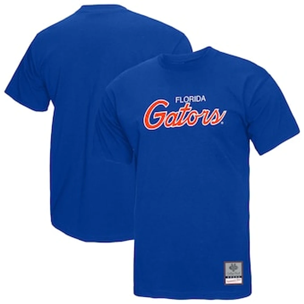 Men's Mitchell & Ness Royal Florida Gators Elite Script T-Shirt