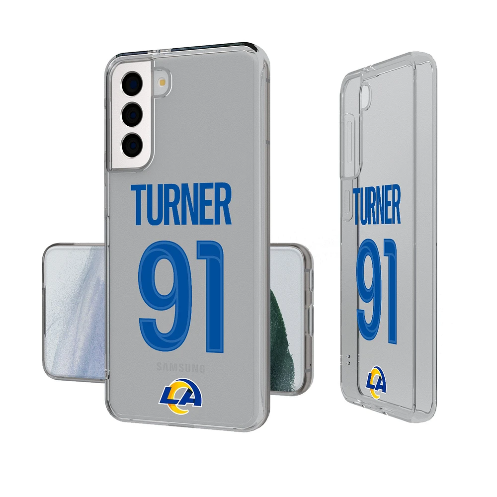 Keyscaper Kobie Turner Los Angeles Rams Galaxy Clear Case