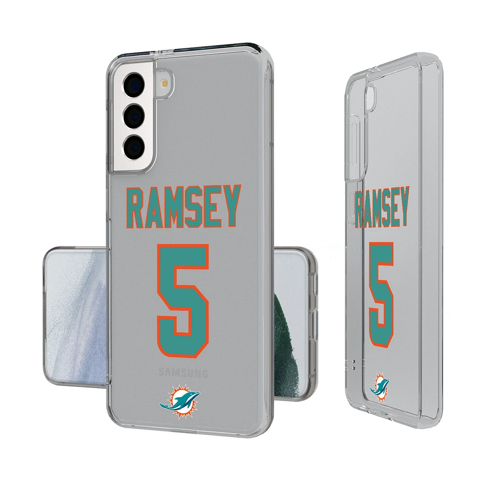 Keyscaper Jalen Ramsey Miami Dolphins Galaxy Clear Case