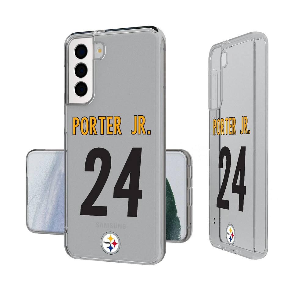Keyscaper Joey Porter Jr. Pittsburgh Steelers Galaxy Clear Case