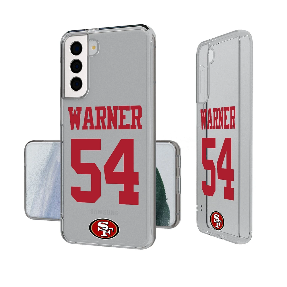 Keyscaper Fred Warner San Francisco 49ers Galaxy Clear Case