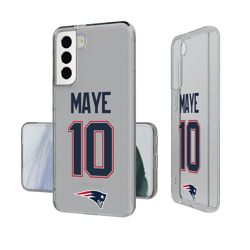 Keyscaper Drake Maye New England Patriots Galaxy Clear Case