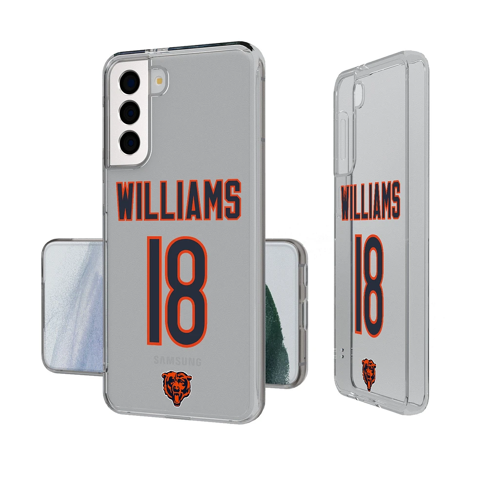 Keyscaper Caleb Williams Chicago Bears Galaxy Clear Case