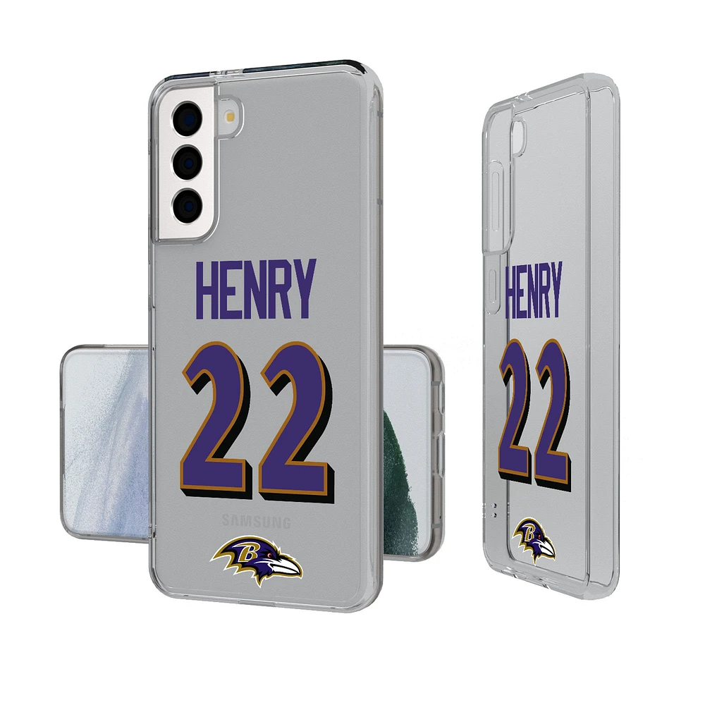 Keyscaper Derrick Henry Baltimore Ravens Galaxy Clear Case