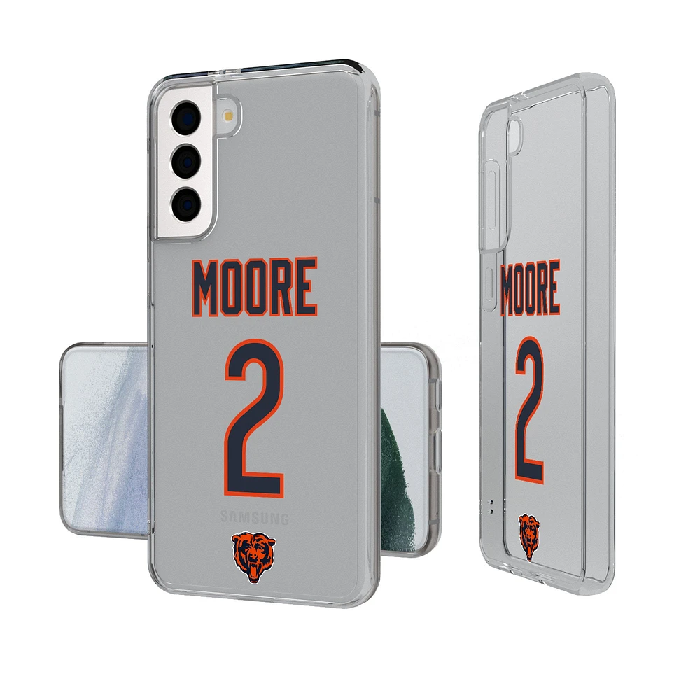 Keyscaper D.J. Moore Chicago Bears Galaxy Clear Case