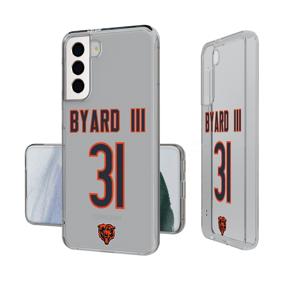 Keyscaper Kevin Byard III Chicago Bears Galaxy Clear Case