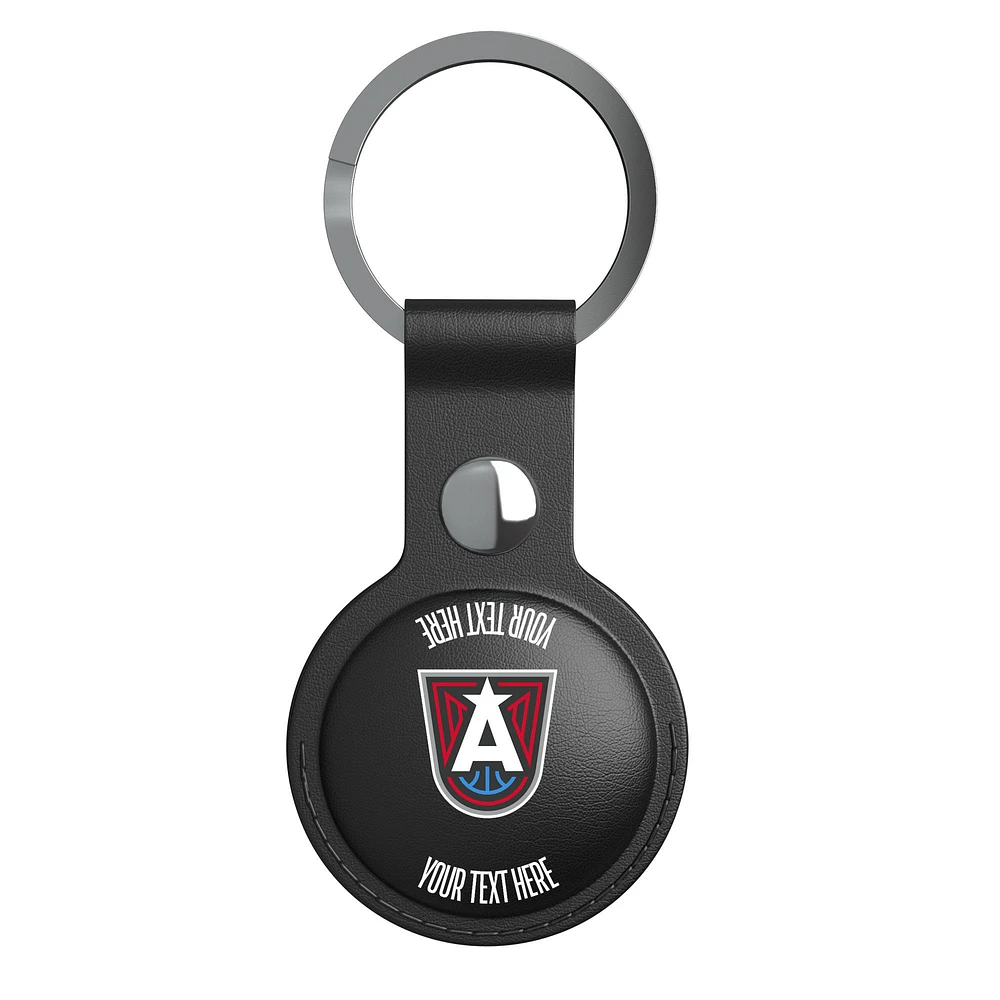 Keyscaper Black Atlanta Dream Personalized AirTag Holder