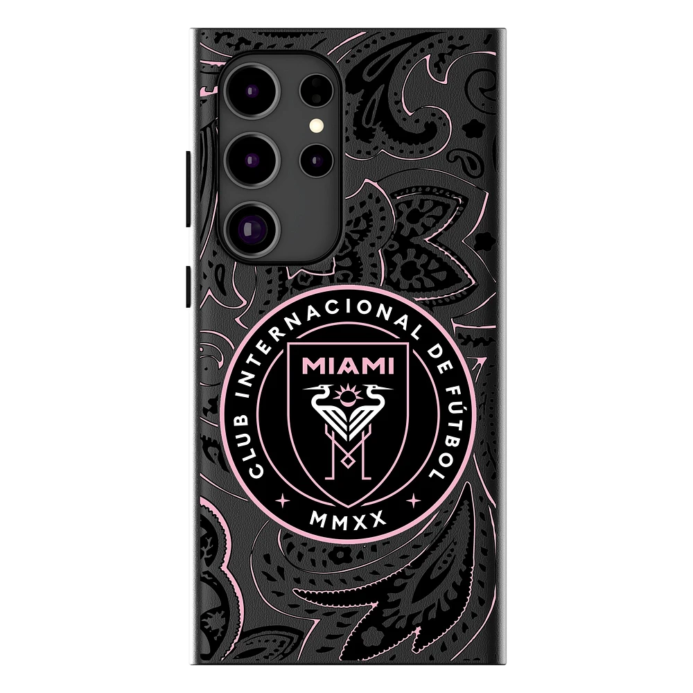 Keyscaper Black Inter Miami CF Galaxy Magnetic Bump Case