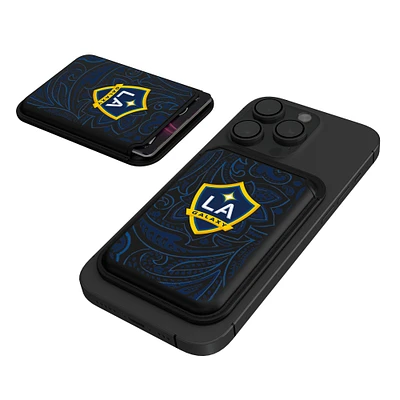 Keyscaper Black LA Galaxy Magnetic Credit Card Wallet