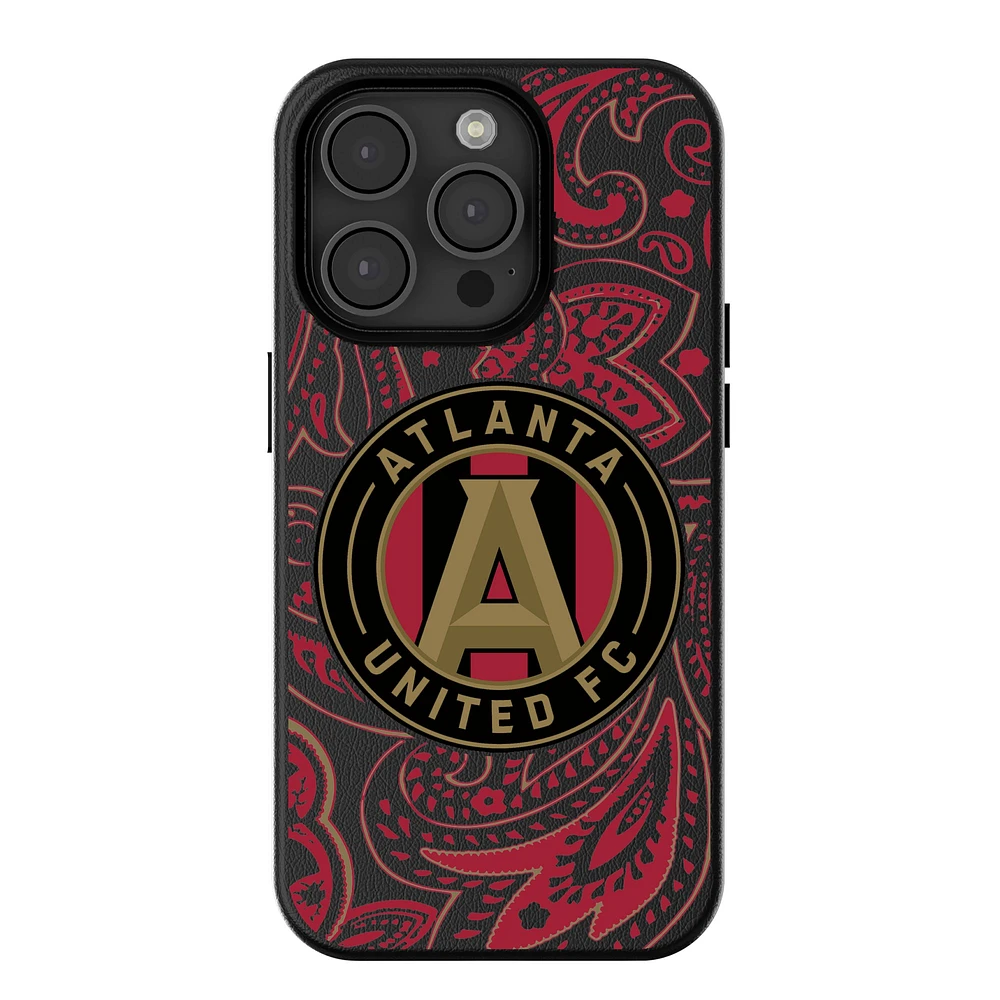 Keyscaper Black Atlanta United FC iPhone Magnetic Bump Case