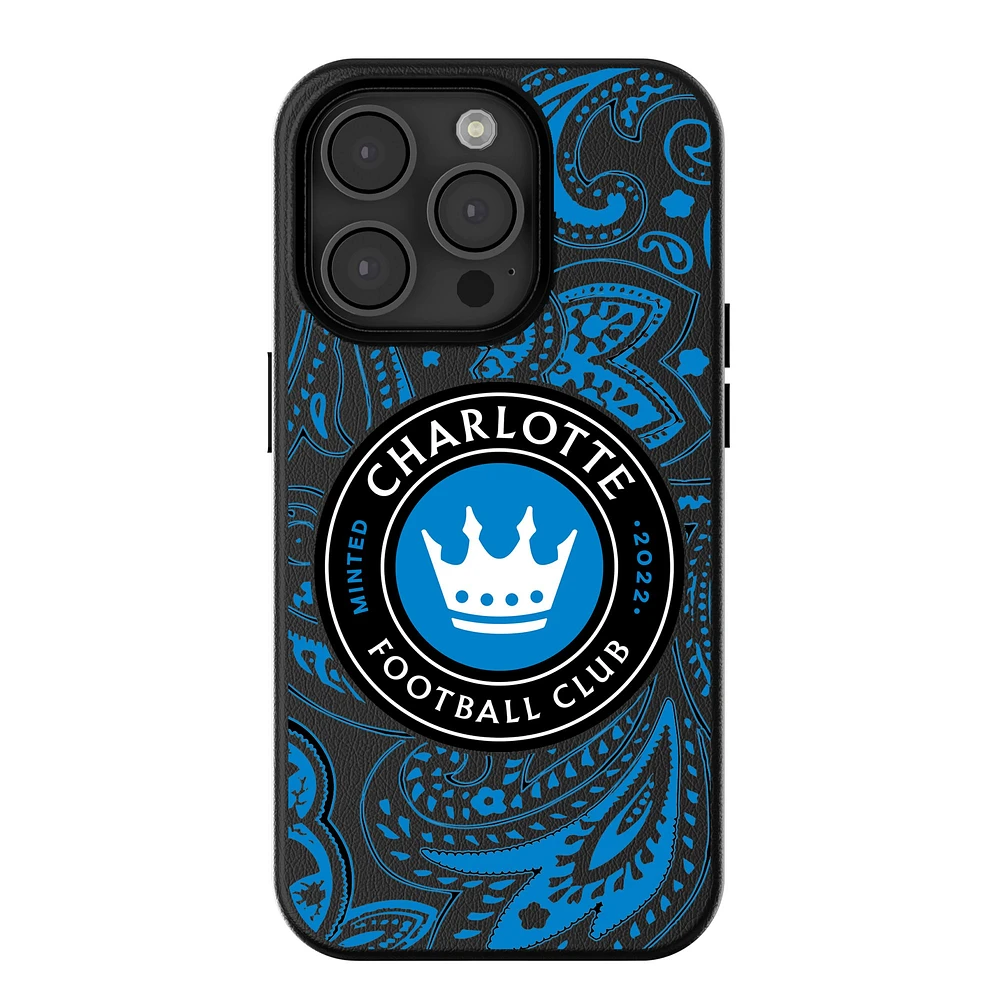 Keyscaper Black Charlotte FC iPhone Magnetic Bump Case