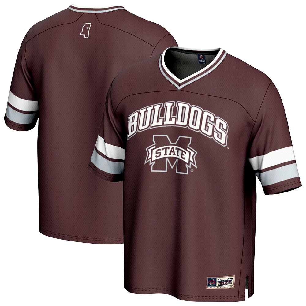 Unisex GameDay Greats Maroon Mississippi State Bulldogs Spirit Football Jersey