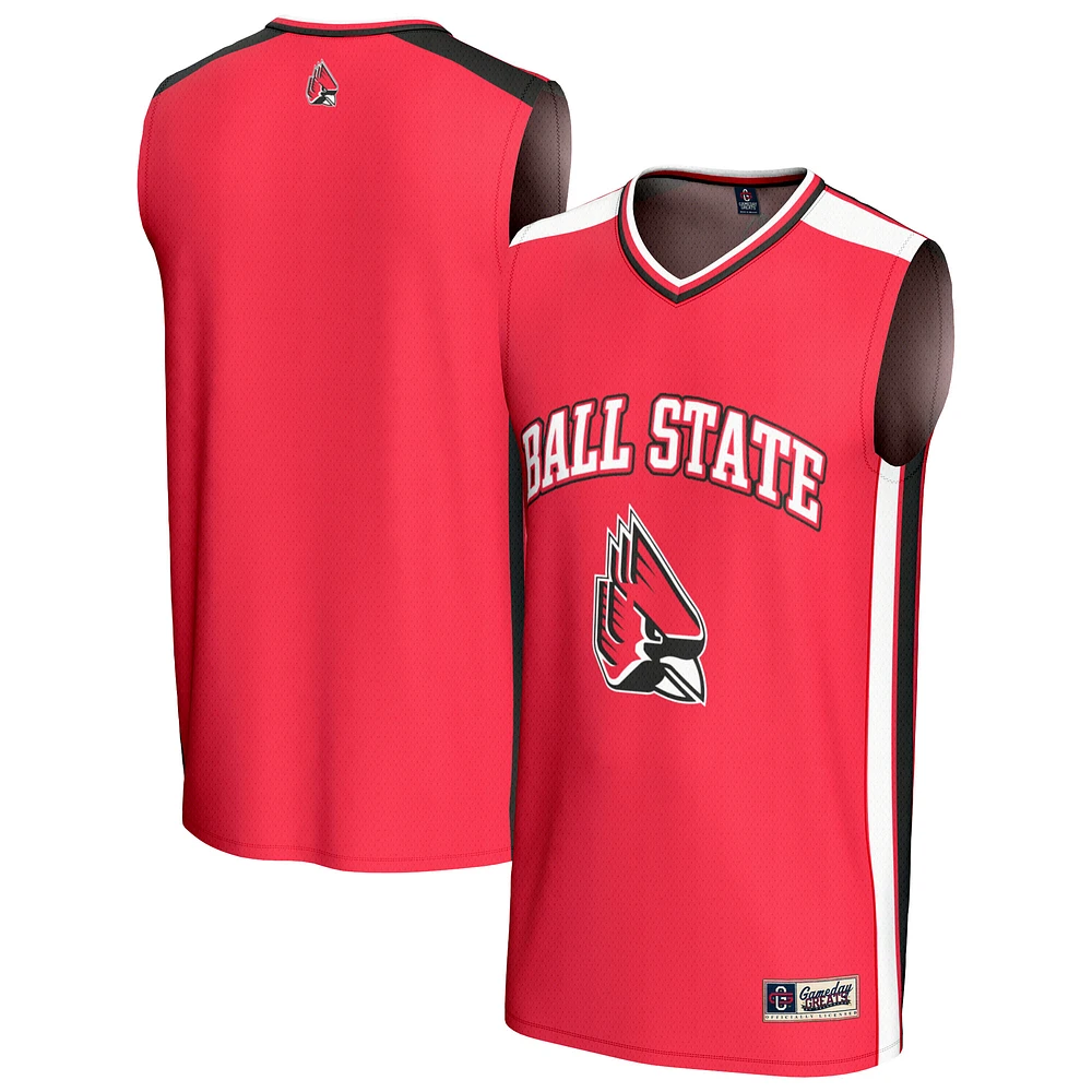 Unisex GameDay Greats Cardinal Ball State Cardinals Spirit Basketball Jersey