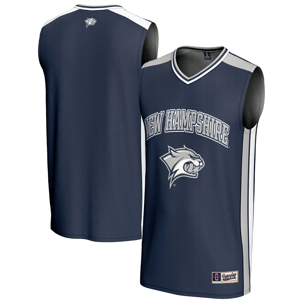 Unisex GameDay Greats Navy New Hampshire Wildcats Spirit Basketball Jersey