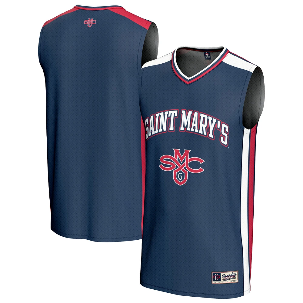 Youth GameDay Greats Navy Saint Mary's Gaels Basketball Jersey