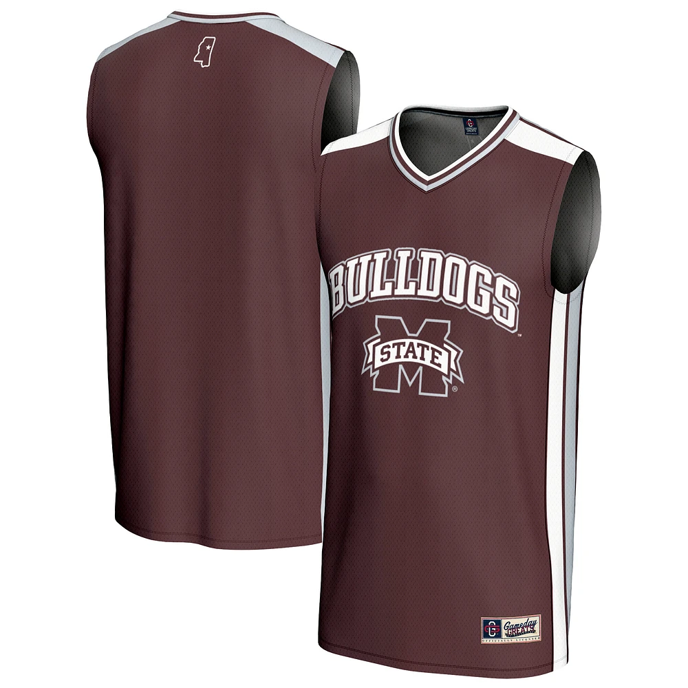 Youth GameDay Greats Maroon Mississippi State Bulldogs Basketball Jersey