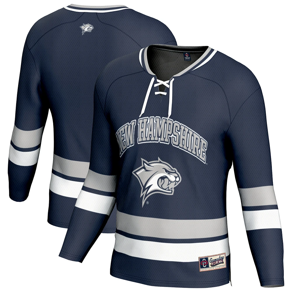 Unisex GameDay Greats Navy New Hampshire Wildcats Spirit Hockey Jersey