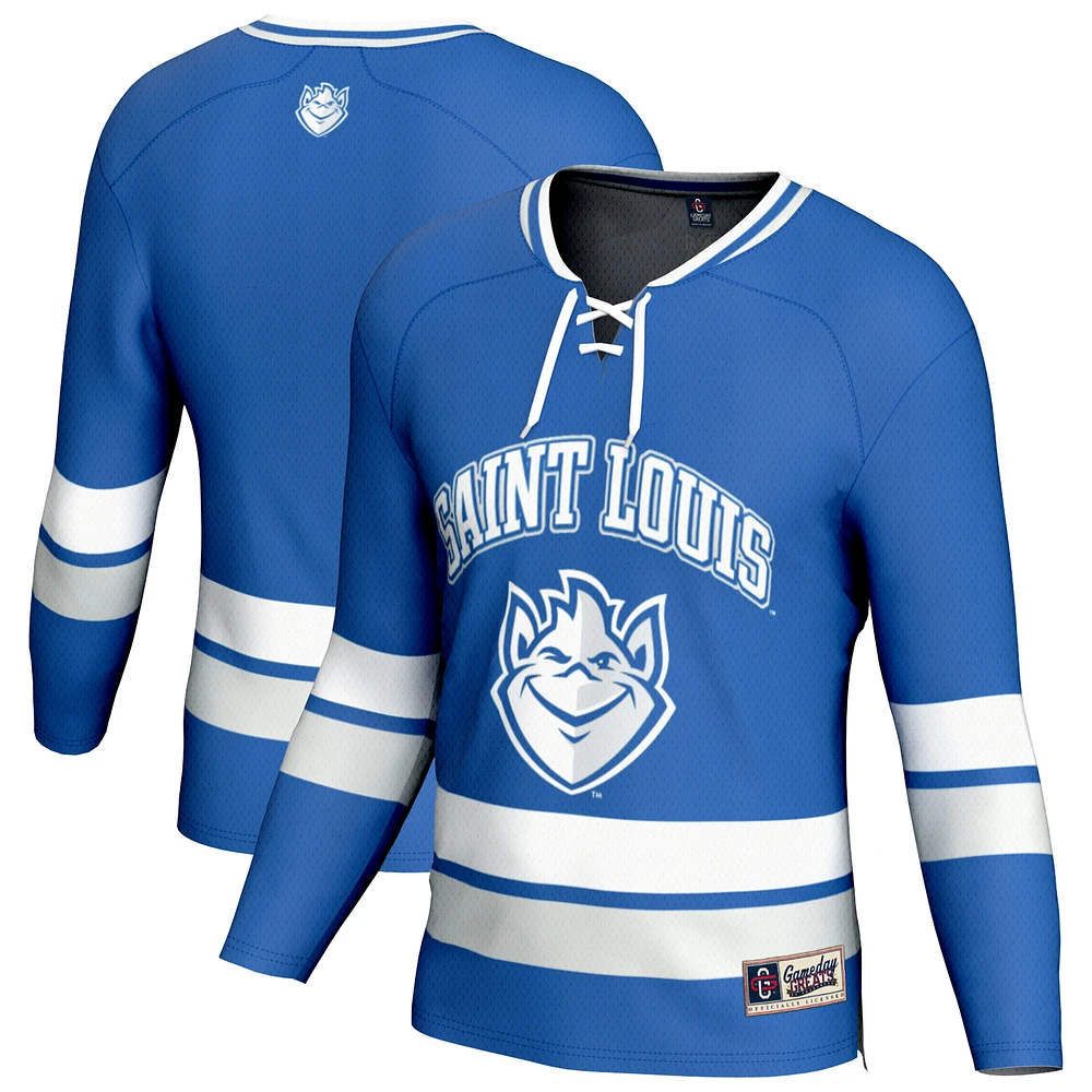 Unisex GameDay Greats Blue Saint Louis Billikens Spirit Hockey Jersey