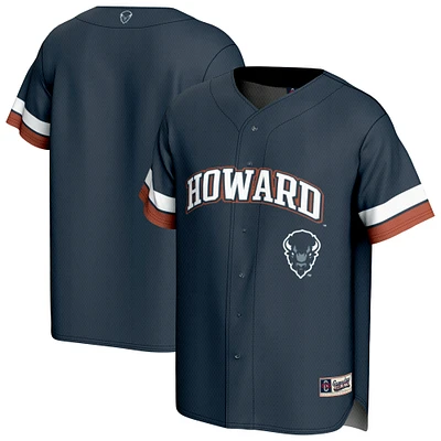 Unisex GameDay Greats Navy Howard Bison Spirit Baseball Jersey