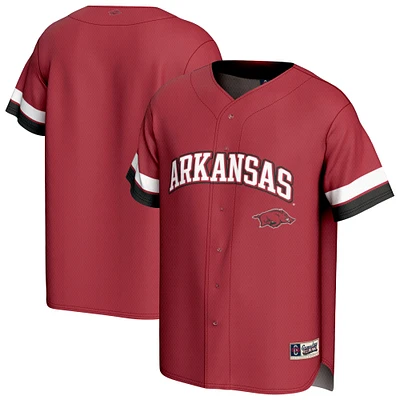 Unisex GameDay Greats Crimson Arkansas Razorbacks Spirit Baseball Jersey