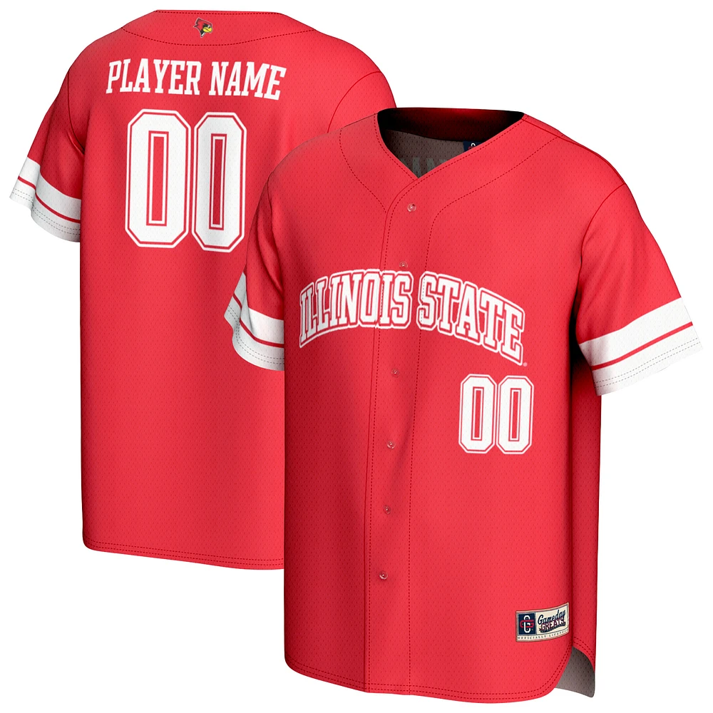 Youth GameDay Greats Red Illinois State Redbirds NIL Pick-A-Player Lightweight Baseball Jersey