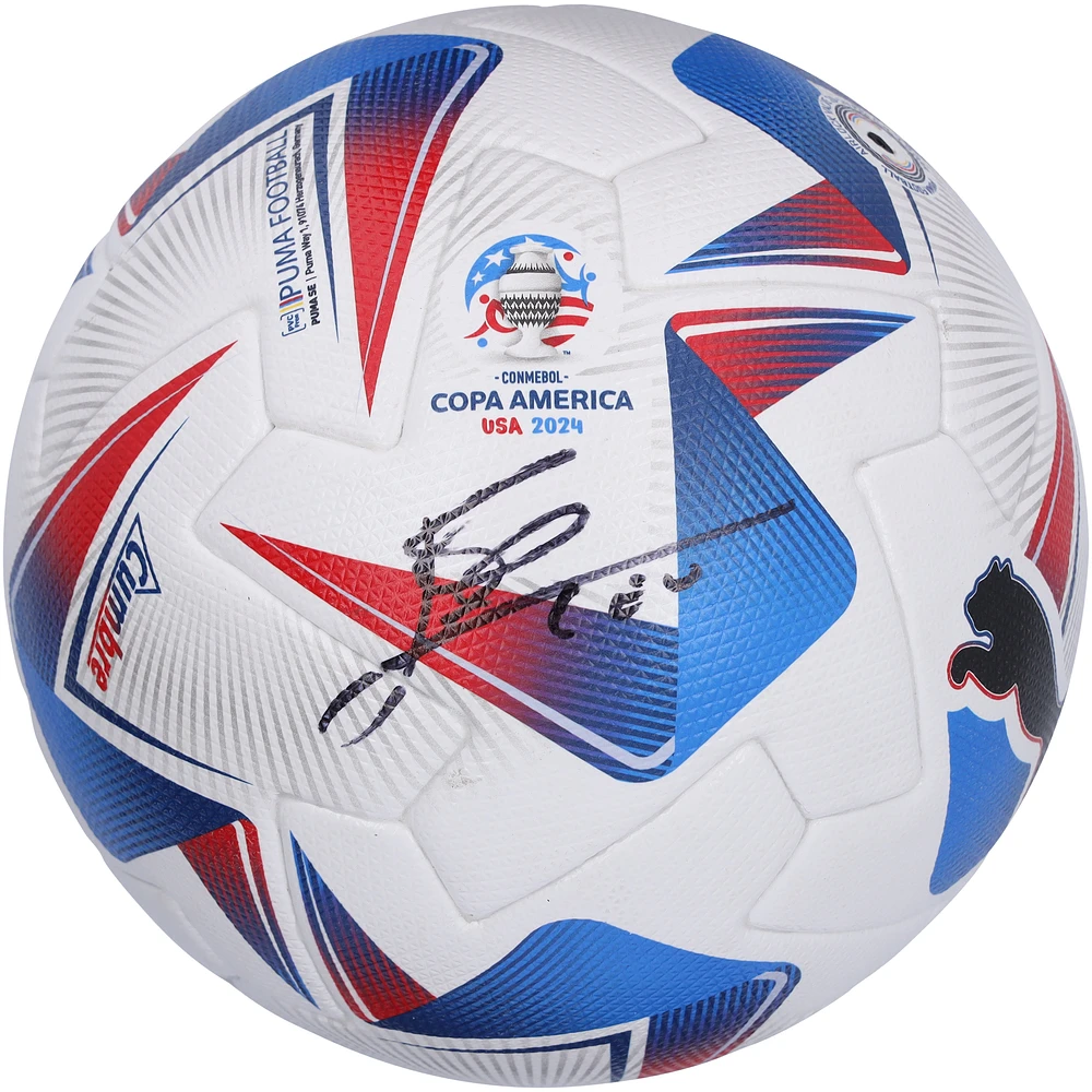 Lionel Messi Argentina National Team Autographed 2024 Copa America Official Match Soccer Ball