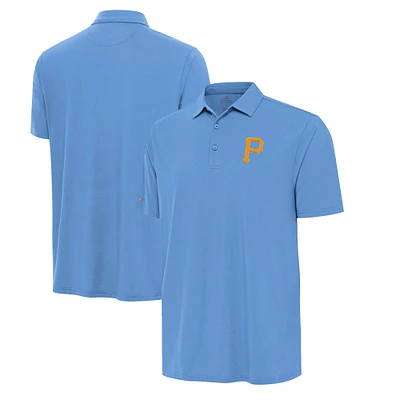 Men's Antigua Powder Blue Pittsburgh Pirates Era Polo