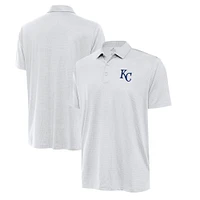 Men's Antigua  White Kansas City Royals Eclipse Polo
